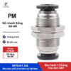 PM8 Nối nhanh thẳng có đai siết Xingchen (PM8 Màu đen)